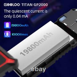 GOOLOO GP2000 Booster Batterie 2000A Démarreur Jump Starter Demarrage de Voiture