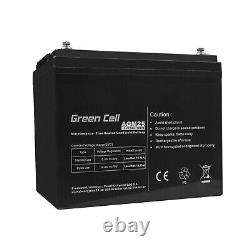 GreenCell Batterie AGM 12V 75Ah accumulateur VRLA Plomb Etanche Solaire Bateau