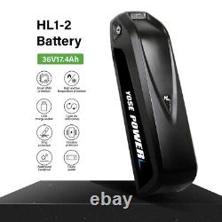 Hailong 1-2 ebike Batterie de Vélo Electrique 36V 17,4Ah avec USB et Chargeur