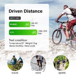 Hailong 1-2 ebike Batterie de Vélo Electrique 36V 17,4Ah avec USB et Chargeur