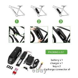 Hailong 1-2 ebike Batterie de Vélo Electrique 36V 17,4Ah avec USB et Chargeur
