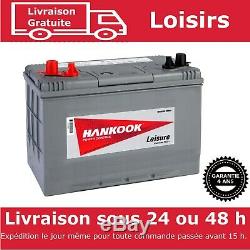 Hankook 12V 90Ah Batterie Décharge Lente Pour Loisirs, Caravane et Bateau DC27