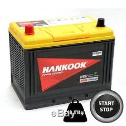 Hankook 75Ah batterie décharge lente AGM 12Volts AXS65D26R