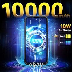IIIF150 B2 Téléphone Portable Incassable 10000mAh Grande Batterie, 12(6+6) Go+