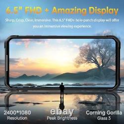 IIIF150 B2 Téléphone Portable Incassable 10000mAh Grande Batterie, 12(6+6) Go+