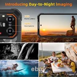 IIIF150 B2 Téléphone Portable Incassable 10000mAh Grande Batterie, 12(6+6) Go+