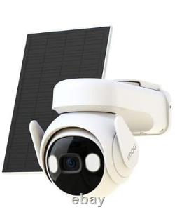 Imou 2K Caméra Surveillance WiFi Exterieure sans Fil Solaire avec Batterie 5000m