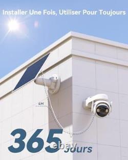 Imou 2K Caméra Surveillance WiFi Exterieure sans Fil Solaire avec Batterie 5000m