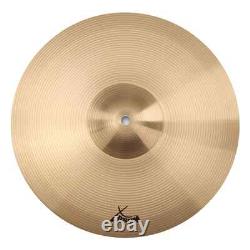 Kit Batterie Acoustique 20'' Noir Set Complet Cymbales Tabouret Hardware Pedale