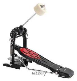 Kit Batterie Acoustique 22'' Tambour Set Complet Tabouret Support Pedal Violet