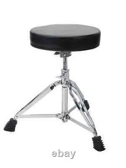 Kit Batterie Electronique 12 Pads Set Percussion Module Pedale Tabouret Amp