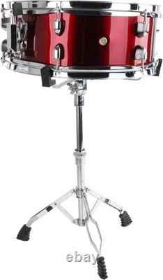 Kit Batterie Percussion Drum Set Bassdrum Cymbales Supportes Tabouret Baguettes