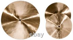 Kit de Batterie Cocktail Percussion Club Debout Couche Cymbale Pedal en Argent