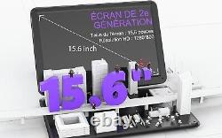 Lecteur DVD Portable 17,5 Grand écran HD 15,6 Batterie Rechargeable 6 Heures