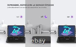 Lecteur DVD Portable 17,5 Grand écran HD 15,6 Batterie Rechargeable 6 Heures