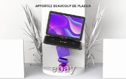 Lecteur DVD Portable 17,5 Grand écran HD 15,6 Batterie Rechargeable 6 Heures