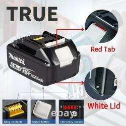 Makita X 2 BL1860B 6000mAh 18V Li-ion Batterie NEW / NEUVE