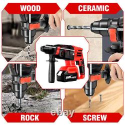 Marteau Perforateur Sans Fil Perceuse à Percussion 4 en 1 pour makita Batterie