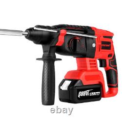 Marteau Perforateur Sans Fil Perceuse à Percussion 4 en 1 pour makita Batterie