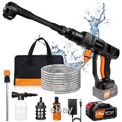 Nettoyeur Haute Pression Sans Fil 150 Bar / 2000PSI + 2 Batterie 3000mAH