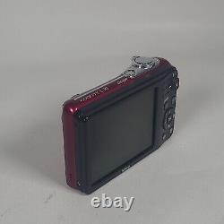 Nikon COOLPIX L30 Digital Camera Red + Battery + Case Lowerpro Very Good