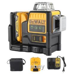 Niveau Laser Vert Dewalt DW089LG 12 Lignes 360 Batterie 12V Pro Chantier Travaux