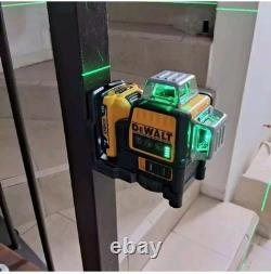 Niveau Laser Vert Dewalt DW089LG 12 Lignes 360 Batterie 12V Pro Chantier Travaux
