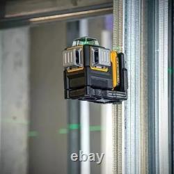 Niveau Laser Vert Dewalt DW089LG 12 Lignes 360 Batterie 12V Pro Chantier Travaux