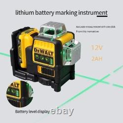 Niveau Laser Vert Dewalt DW089LG 12 Lignes 360 Batterie 12V Pro Chantier Travaux