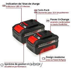 Original Einhell Système à double batterie 40 Ah Twinpack Power X-Change Li-I