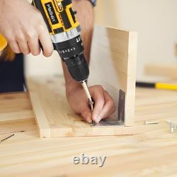 Perceuse à percussion MELLWIN 21V 25+3 couples avec 45 accessoires + 2 Batteries