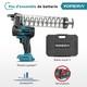 Pistolet &agrave; Graisse &Eacute;lectrique Sans Fil Avec Lumi&egrave;res Led Pour Makita Batterie