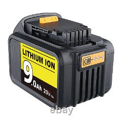 Pour batterie DeWalt 18V 5,5Ah Li-ion XR diapositive DCB182 DCB184 DCB200 7Ah FR