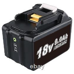 Pour batterie Makita 18V 3Ah 8Ah 9Ah BL1860B BL1850B BL1840B BL1830B BL1860 DHL