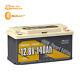 Power Queen 12v 140ah Lifepo4 Battery With Bluetooth, 150a Bms & Max. 1920w Power