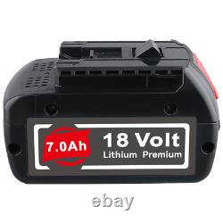 Professional pour Bosch Batterie 18V 7Ah GBA GSB BAT609 BAT618 BAT619 BAT620 FR