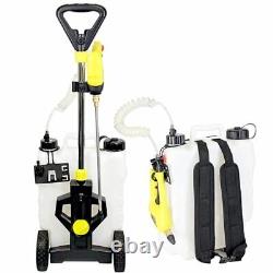 Pulvérisateur Electrique Rechargeable à Batterie sur Roulettes ou à Dos Con