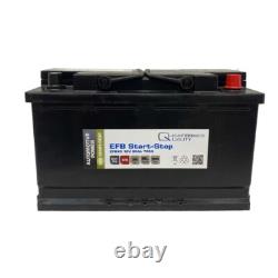 Q-Batteries Batterie de voiture Start-Stop EFB EFB80 12V 80Ah 620A