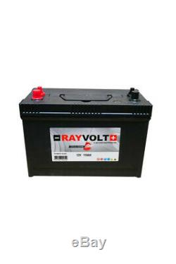 RAYVOLT Batterie Marine Décharge Lente 12V