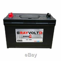 RAYVOLT Batterie Marine Décharge Lente 12V 110AH