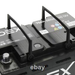 RIDEX 1S0009 Batterie de Démarrage 12V 75Ah 680A EN pour VW GOLF VI (5K1) P