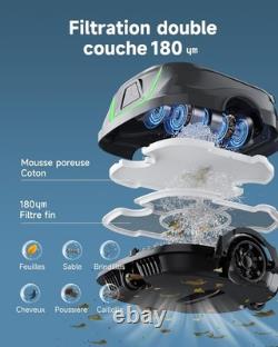 Robot piscine sans fil Wybot A1 Nettoyage du fond, Batterie Grande Autonomie