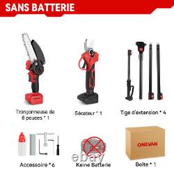 Sécateur électrique à batterie Tronçonneuses télescopique pour Makita batterie