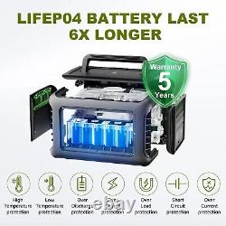 Station d'alimentation portable batterie veFeP04 299Wh, prises AC 2x600