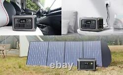 Station d'alimentation portable batterie veFeP04 299Wh, prises AC 2x600