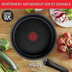 TEFAL Batterie Cuisine Emotion Lot de 13 Pièces Casseroles Poêles Inox Induction