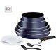 Tefal Ingenio Batterie De Cuisine 10 Pièces, Revêtement Antiadhésif, Poêle, Cass