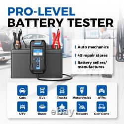 TOPDON BT300P Testeur de batterie de voiture avec imprimante 12/24V