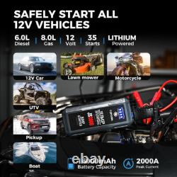 TOPDON JS2000 Démarreur Jump Starter 16000mAh 2500A Chargeur Booster Powerbank