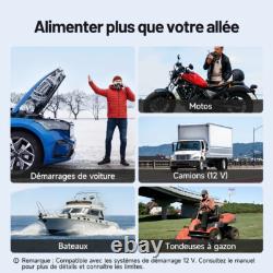 TOPDON JS2000 Pro Booster Batterie Voiture 2500A 12V Jump Starter Essence Diesel